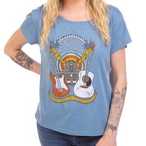 RYMAN SOUL OF NASHVILLE RAINBOW & GUITARS WOMEN'S T-SHIRT